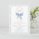 Search for damask bridal shower invitations Blue