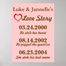 Search for our love story posters Engagement