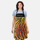 Search for black orange aprons Stripes