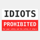 Search for prohibition stickers Warning