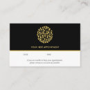 Search for massage therapy appointment cards Yoga