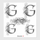 Search for the letter g stickers Initial