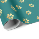 Search for teal and gold wrapping paper Stylish