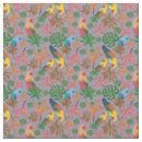 Search for tropical bird fabric Birds