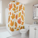 Search for seasonal shower curtains Autumn leaves