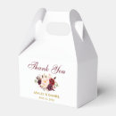 Search for burgundy and gold wedding favour boxes Vintage