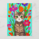 Search for feline postcards Keeping in touch
