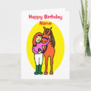 Search for girls horses birthday cards For her
