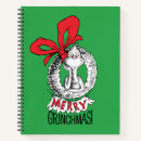 Search for dr seuss notebooks Grinch stole christmas book