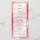 Search for rose gold menus Bridal