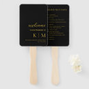 Search for black gold wedding programs Chic