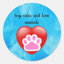 Search for animal footprints stickers Pet