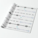 Search for arrow wrapping paper Black and white