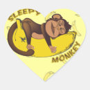 Search for cartoon banana stickers Monkey