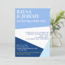 Search for co ed shower invitations Blue