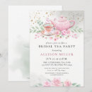 Search for rustic tea bridal shower invitations Floral