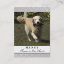 Search for keepsake chubby business cards Memorial
