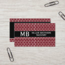 Search for bricklayer business cards Mason