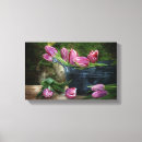 Search for pink and silver canvas prints Flowers