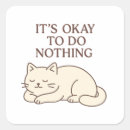 Search for lazy cat stickers Kawaii