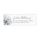 Search for indigo return address labels Flower