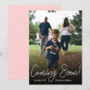 Search for maternity photo invitations Baby arriving