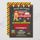 Search for girl firefighter birthday invitations For kids