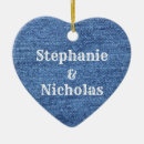 Search for denim christmas tree decorations Blue