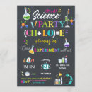 Search for girl science party invitations Laboratory