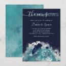 Search for ocean water wedding invitations Sophisticated
