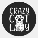 Search for crazy cat lady stickers Funny
