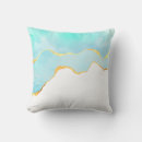 Search for turquoise and gold cushions Watercolor
