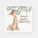 Search for giraffe napkins Watercolor