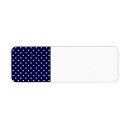 Search for polkadot return address labels Vintage