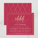Search for magenta and gold invitations Script