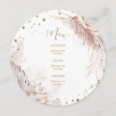 Search for boho menus Watercolor