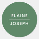 Search for hunter wedding stickers Green