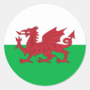 Search for welsh flag stickers Country