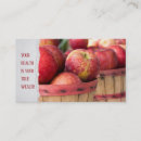 Search for red apple business cards Fruit