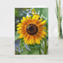 Search for bee thank you cards Sunflower