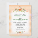 Search for peach and green wedding invitations Modern