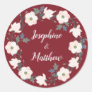 Search for floral wreath wedding stickers Boho