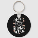 Search for trying rounded key rings Girls