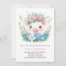 Search for magical baby girl shower invitations Floral