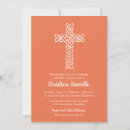 Search for peach first communion invitations Simple