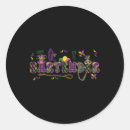 Search for mardi gras jester stickers Purple