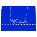 Search for blue and white gift bags Typography