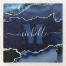 Search for navy blue and silver coasters Elegant