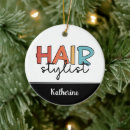 Search for hair stylist christmas tree decorations Hairdresser
