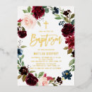 Search for fall christening invitations Botanical